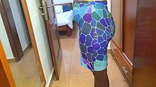 African Home Maid in the Bosses Room Full Video