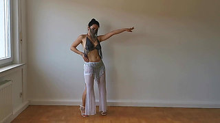 Bellydancer's Sensual Slow Striptease