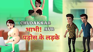Hot Indian Bhabhi Takes Two Big Cocks in Her Holes - Hardcore Threesome DP - Part 2