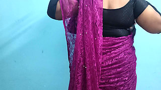 Tamil Manager Wife Birthday cheating with Company Staff, Desi Aunty romance sex, Mallu Aunty doggy style