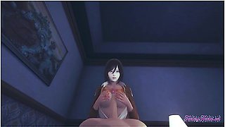 Attack On Titan Hentai - Pov Mikasa Boobjob And Fucked