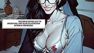 Perverted nun and her wild fetishes featuring foot and fart fun
