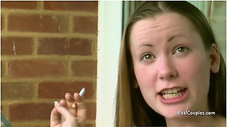 Wild Girlfriend With Her Partner A Male Friend