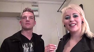 Malaurie Casting: Blonde MILF with Big Tits Gets Banged in Threesome - Amateur HD Sex Video