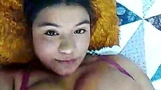 Big boobs milf masturbates with her dildo