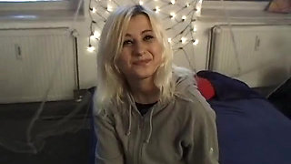 Hot blonde teen trys the movie business