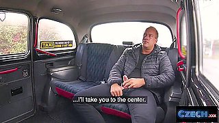 Hot Blonde Taxi Driver With Hugh Boobs Gets Pussy Licking Orgasms