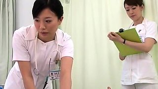 Naughty Asian nurses seize the chance to enjoy hard meat