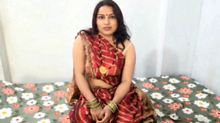 Newly Married Indian Bhabhi First Time Cum Swallow and Blowjob Full Hindi Voice