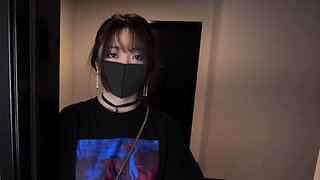 Light femdom and foot fetish play with brunette