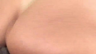 Hot Brunette Gets Pounded by Big Black Cock