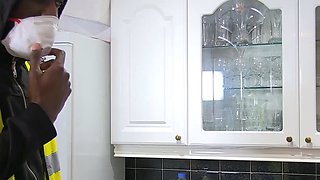 Blonde Granny BBC Kitchen To Bedroom