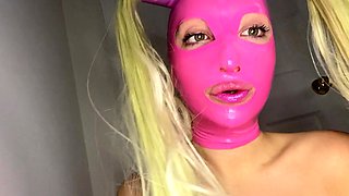 Amateur Blonde Anal 13 inch toy