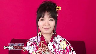 Blonde japanese movie with adroit Chiharu from Ferame