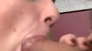 Sloppy Threesome Sluts Licking Pussy and Sucking Cock