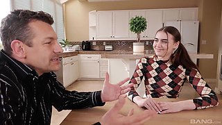 Lovely PAWG With Ponytails Gets an Exciting Farewell Fuck From Her Boss On Her Last Working Day