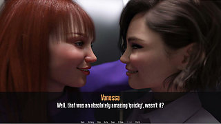Anita's Internship - Gameplay - Roleplay - Lesbian Petite Teens Make Out in Public Toilet