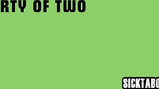 Babe enjoyed lesbian sex after dinner