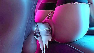 Naughty Wife has Pussy and Ass Stretched Out and Filled with Semen by Thick BBC (3D)