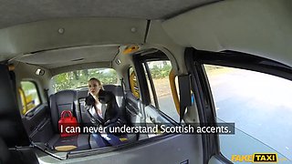 Fake taxi - blonda sweetheart Georgie Lyall eating my bunghole