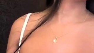 Asian Sweet Teen black sock masturbation