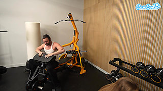 Thick Busty MILF Valentina Nappi Gets Her Big Ass Fucked and Ends with an Anal Creampie in a Public Gym