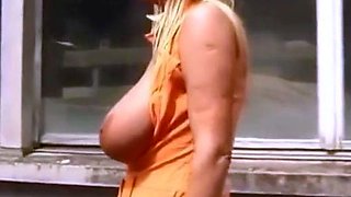 Big-Breasted German MILF Goes Wild in Public
