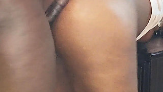 Big Ass Ebony MILF Fucks Her Girlfriend's Husband in a Hotel Room