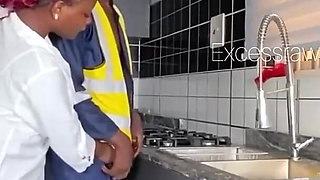 She Called Me Here to Fix a Broken Pipe but I Ended up Fucking Her Wet Creamy Pussy