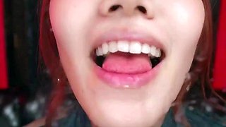 Asian college chick enjoy her toys masturbation