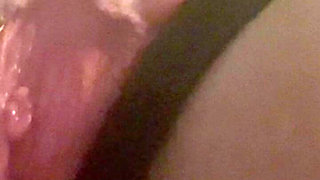 MILF Stimulating Clit with New Toy