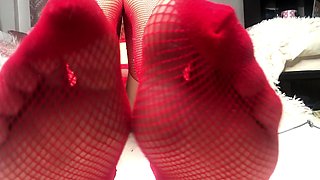 Margarita nylon foot fetish