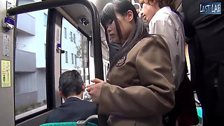 Crowded Train Chaos. a Sudden Moment Turns Into Something Unexpected - Part4