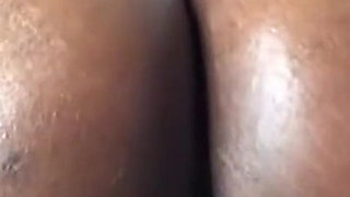 Ebony Stepdaughter Cumming so Hard on Her Dildo for Stepdad