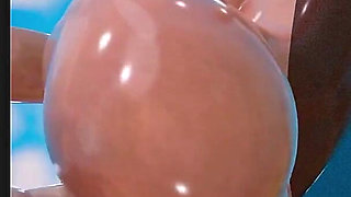 Fat Ass Fortnite Slut Getting Her Tight Oiled up Pussy Fucked