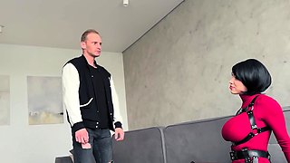 Group sex hardcore double blowjob swallowing cum