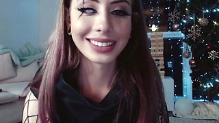 Blonde tight pussy babe solo toy fun in glamour masturbation