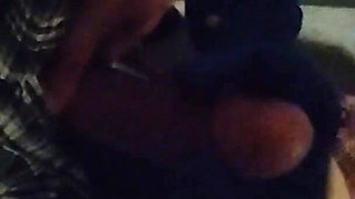 Pink Sexy No-show Ankle Nike Socks Footjob Sockjob After Shoe Removal - Sock Handjob Blue Ankle Socks Cum
