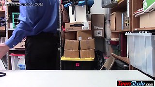 Busty muslim teen thief punish fucked by a LP officer