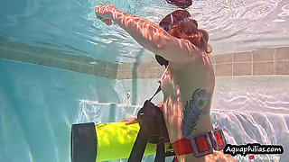 Scuba Flexing Muscle Stepmommy