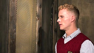 Altar Boy Dylan TIdes slids down Reece Scotts raging boner