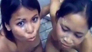 Two Thai Amateurs in a Steamy Threesome