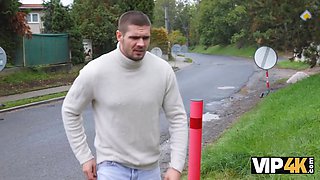 Vip4k. hot and naughty milf Texas Patti gave a blowjob to a homeless and pounded a teenage stud later