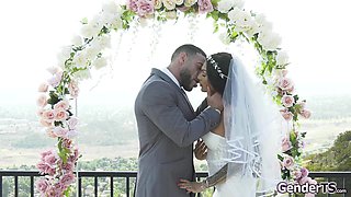 I can finally anal bareback you as my big tits shemale wife