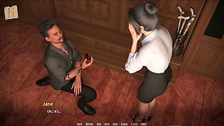 Steamy game guide featuring a blonde with big boobs and erotic tales