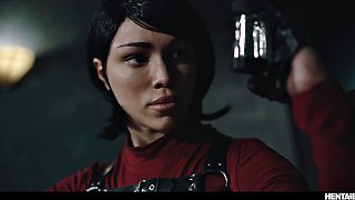 Resident Evil Parody - Ada Wong All The Way Through Bursting with CUM