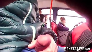 Two Girls Watch Bus Flasher