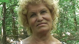 Cock hungry granny with perfect tits and hairy pussy put on