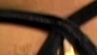 Climb up the Opaque Stockings to See a Woman Enjoy Double Penetration Like a Goddess