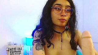 Sexy small titted brunette Judy C